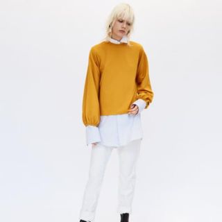 ザラ(ZARA)のバルーンスリーブTシャツ(カットソー(長袖/七分))