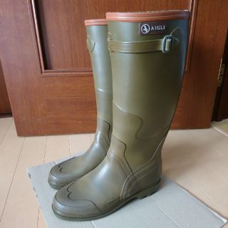 エーグル(AIGLE)のうめ様専用♡♡最終値下げ！中古、AIGLE長靴38(長靴/レインシューズ)