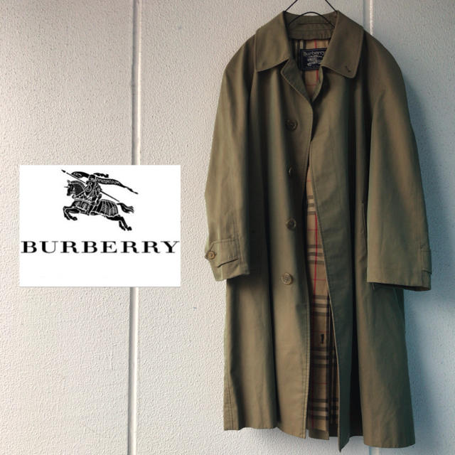 BURBERRY - バーバリー プローサム 玉虫色 ステンカラーコート 裏ノバ