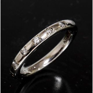 アガット(agete)のアガット agete ダイヤモンド 0.11ct リング 7号 PT SILVE(リング(指輪))