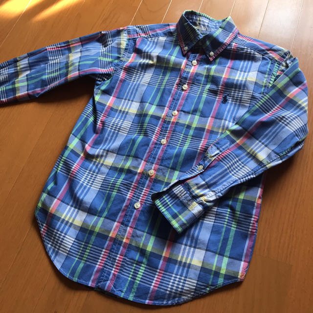 ラルフローレン チェックシャツ キッズ/ベビー/マタニティのキッズ服男の子用(90cm~)(ブラウス)の商品写真