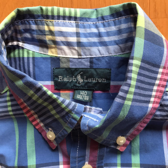 ラルフローレン チェックシャツ キッズ/ベビー/マタニティのキッズ服男の子用(90cm~)(ブラウス)の商品写真