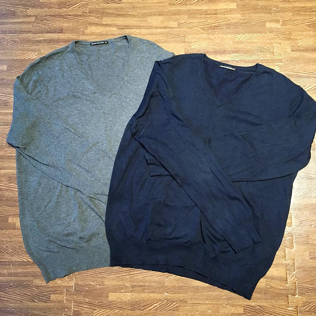 UNIQLO(ユニクロ)の専用 色違いUNIQLO セーターセット メンズのトップス(ニット/セーター)の商品写真