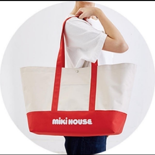 mikihouse(ミキハウス)の新品✨ミキハウス　BIG トートバッグ キッズ/ベビー/マタニティのこども用バッグ(トートバッグ)の商品写真