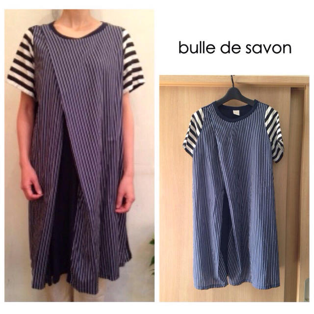 bulle de savon(ビュルデサボン)のきよすく様  レディースのワンピース(ひざ丈ワンピース)の商品写真