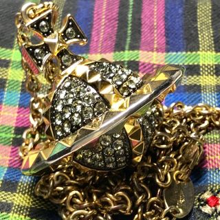 ヴィヴィアンウエストウッド(Vivienne Westwood)のヴィヴィアン メイフェア ガンメタ ラージ ネックレス(ネックレス)