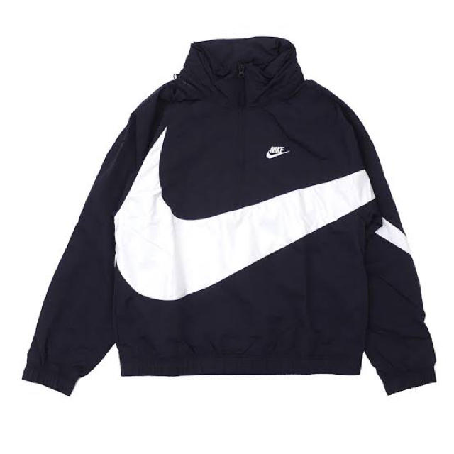 Nike big logo anorak jacket blk xl