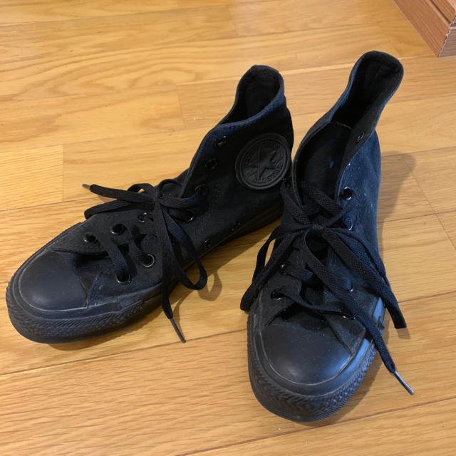 CONVERSE(コンバース)のCONVERSE コンバース 黒 23.5 レディースの靴/シューズ(スニーカー)の商品写真