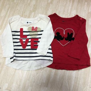 ベビーギャップ(babyGAP)のbaby GAP ロンT トップス 2点セット(Tシャツ/カットソー)