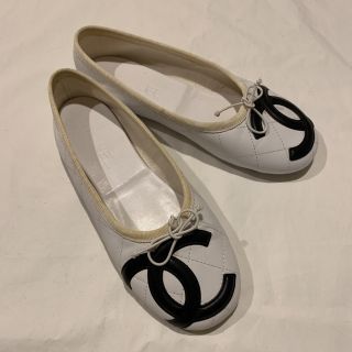 シャネル(CHANEL)のCHANEシャネル マトラッセ  ココマーク バレエシューズ フラットシューズ(バレエシューズ)