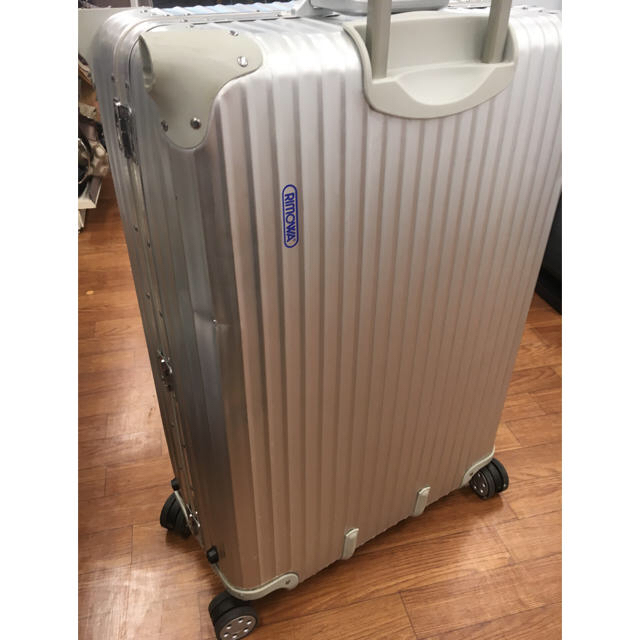 RIMOWAリモワ アルミ4輪 63L希少青ロゴ トパーズ スーツケース