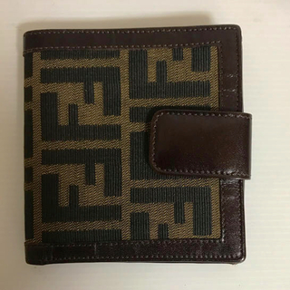 フェンディ(FENDI)の美品フェンディ  二つ折財布(財布)