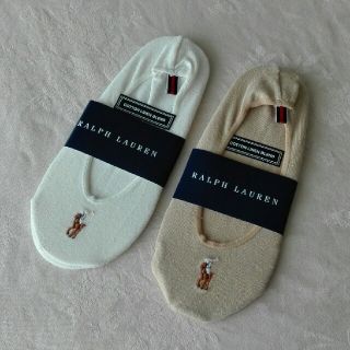 ポロラルフローレン(POLO RALPH LAUREN)の新品未使用☆ラルフローレン　カバーソックス　2足　RALPH  LAUREN (ソックス)