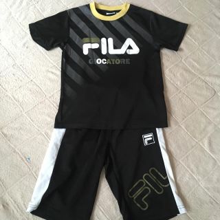 フィラ(FILA)のFILA 半袖、ノースリーブシャツ、ハーフパンツ 三点セット 140(Tシャツ/カットソー)