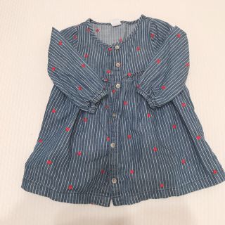 ベビーギャップ(babyGAP)のベビーギャップ デニムワンピース 値下げ(ワンピース)