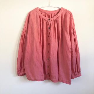 ネストローブ(nest Robe)のネストローブ ギャザースリーブブラウス ピンク(シャツ/ブラウス(長袖/七分))