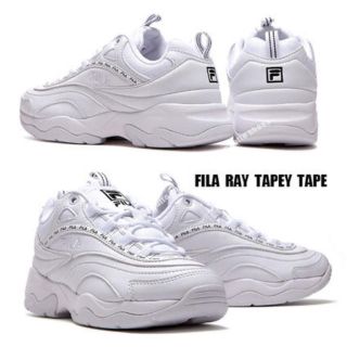 フィラ(FILA)の未使用 FILA RAY TAPEY TAPE スニーカー 24.0cm ロゴ(スニーカー)