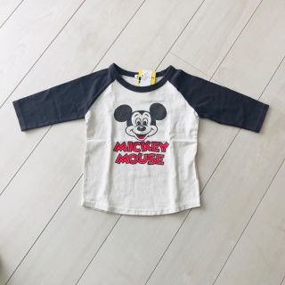 グローバルワーク(GLOBAL WORK)の新品♡人気完売 ミッキーラグラントップス(Tシャツ/カットソー)