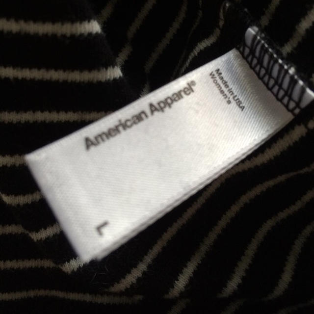 American Apparel(アメリカンアパレル)のアメアパのボーダータイト レディースのスカート(ひざ丈スカート)の商品写真