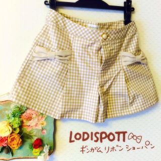 ロディスポット(LODISPOTTO)のLODISPOTT ギンガムショーパン(ショートパンツ)