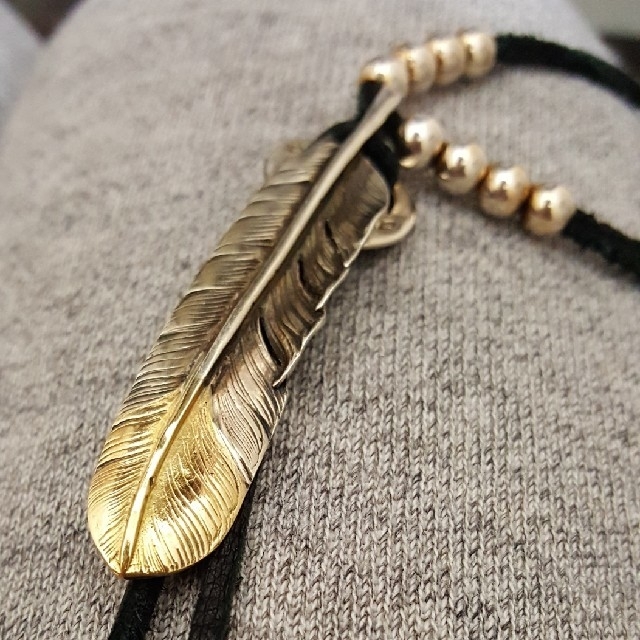 早い者勝ち ゴローズ 先金特大フェザー 18k 藤原ヒロシカスタム