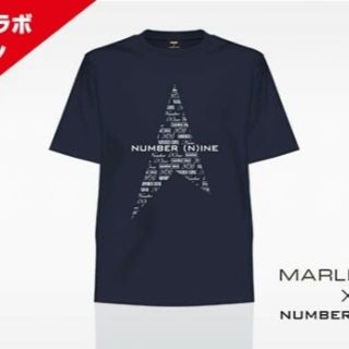 ナンバーナイン(NUMBER (N)INE)のNUMBER (N)INE×Marlboro限定コラボTシャツ■Vギター 黒(Tシャツ/カットソー(半袖/袖なし))