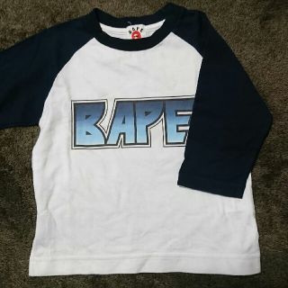 アベイシングエイプ(A BATHING APE)のBAPEkids 七分袖 100(Tシャツ/カットソー)