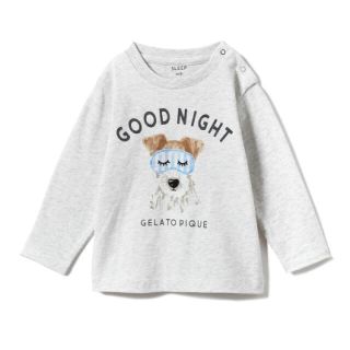 ジェラートピケ(gelato pique)の【新品】新作 ジェラートピケ アニマルアイマスクワンポイントbabyTシャツ(Ｔシャツ)