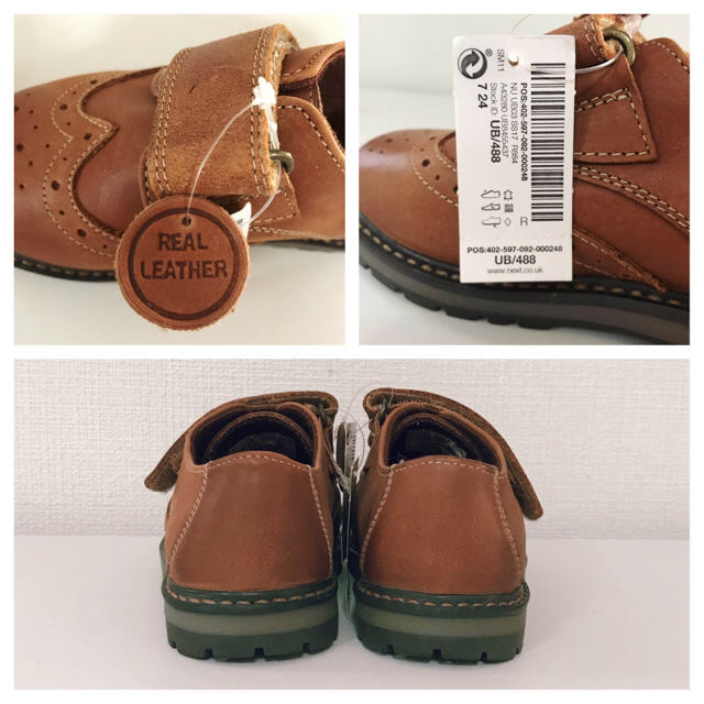 ZARA KIDS(ザラキッズ)のケミさま専用★【新品★タグ付】next baby boyレザークラシカルシューズ キッズ/ベビー/マタニティのキッズ靴/シューズ(15cm~)(フォーマルシューズ)の商品写真