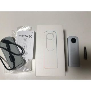 リコー(RICOH)のRICOH THETA(シータ) SC  white(コンパクトデジタルカメラ)