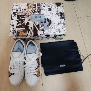 プラダ(PRADA)のプラダ/PRADA/スニーカー/靴/アメコミ/レザー(スニーカー)