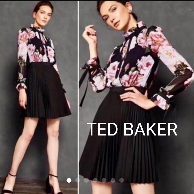 【3月25日まで限定値下げ】2019年TEDBAKER花柄ワンピ