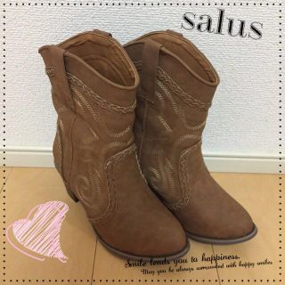 サルース(salus)のsalus♡ウエスタンブーツ♡新品未使用(ブーツ)