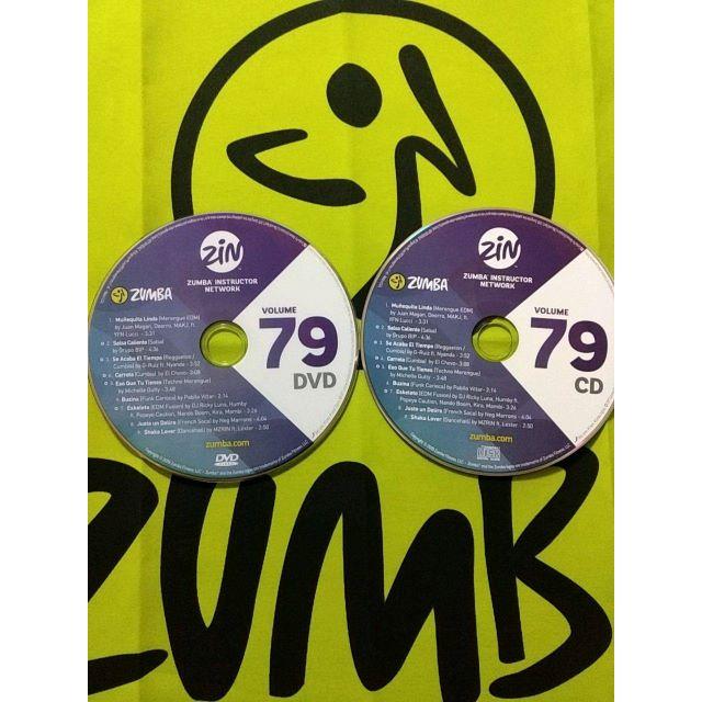 エンタメ/ホビーZUMBA　ズンバ　ZIN79　DVD　＆　CD　最新　インストラクター専用