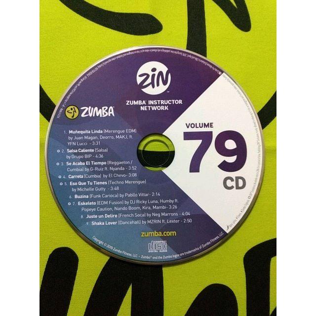 Zumba(ズンバ)のZUMBA　ズンバ　ZIN79　DVD　＆　CD　最新　インストラクター専用 エンタメ/ホビーのDVD/ブルーレイ(スポーツ/フィットネス)の商品写真