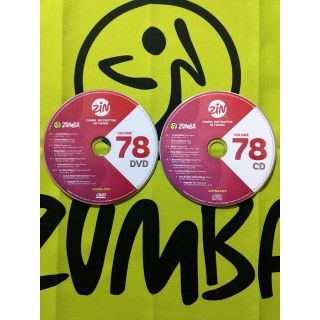 ズンバ(Zumba)のZUMBA　ズンバ　ZIN78　DVD　＆　CD　最新　インストラクター専用(スポーツ/フィットネス)