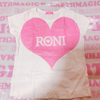 ロニィ(RONI)のロニィ roni  ハート Tシャツ(Tシャツ/カットソー)