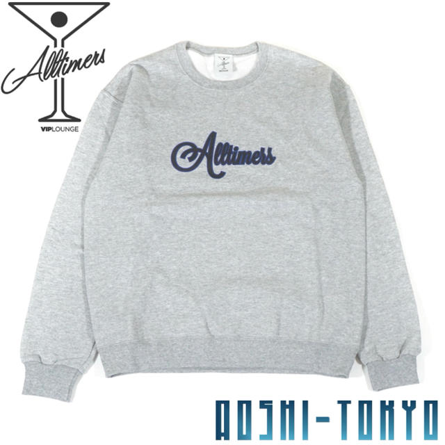 ◆ALLTIMERS  Cursive Crew/ スウェット/トレーナー/L