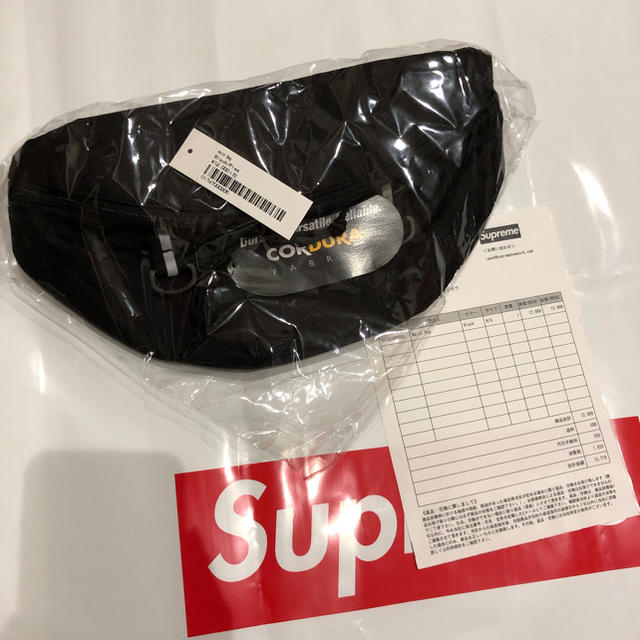 新品supreme 19ss Waist Bag Black ウエストバッグ 黒