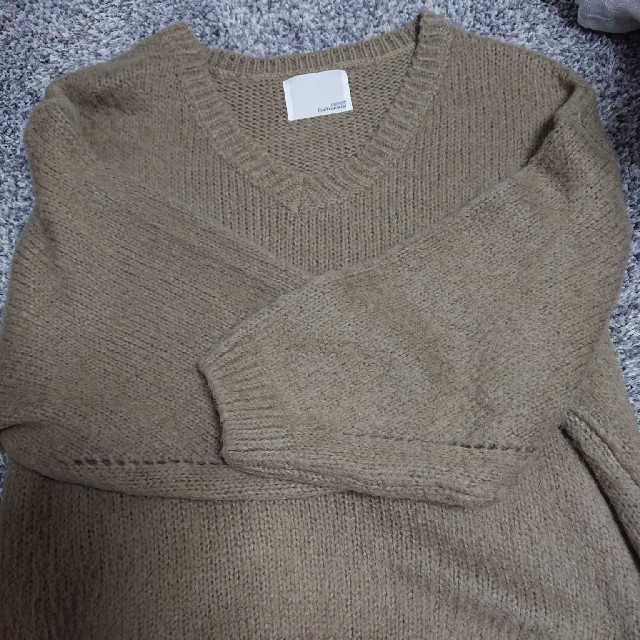 room306 CONTEMPORARY(ルームサンマルロクコンテンポラリー)のroom306  over wool v knit レディースのトップス(ニット/セーター)の商品写真