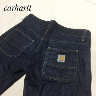 カーハート(carhartt)の濃紺 美品 carhartt カーハート レディース サイズ27約77cm(デニム/ジーンズ)