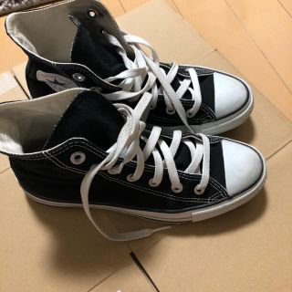 コンバース(CONVERSE)のconverse ハイカットスニーカー 黒(スニーカー)