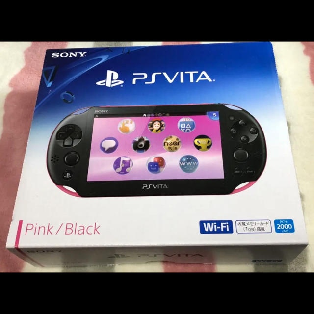 携帯用ゲーム機本体【3月7日まで⭐︎】PS vita 本体 ピンク ブラック