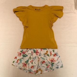 グローバルワーク(GLOBAL WORK)のグローバルワーク コーディネートセット 女児 140㎝ Tシャツ ショートパンツ(その他)