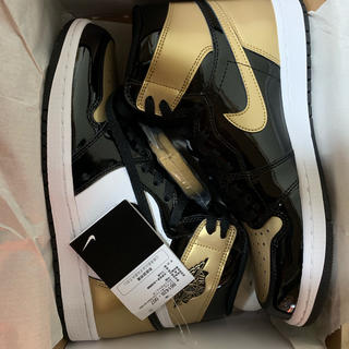 ナイキ(NIKE)のair jordan 1 gold toe エアジョーダン1(スニーカー)