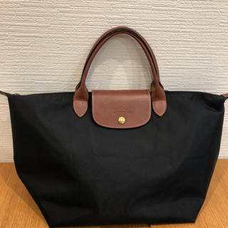 ロンシャン(LONGCHAMP)のロンシャン ルプリアージュ ブラック Mサイズ(ハンドバッグ)