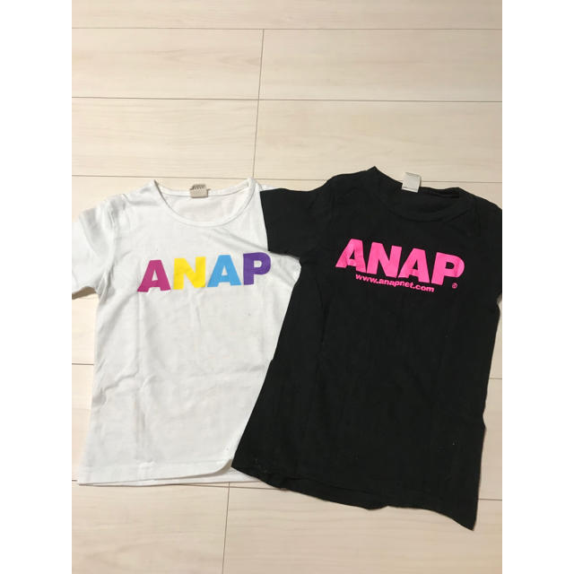 ANAP Kids(アナップキッズ)のアナップ  ANAP  Tシャツ ハーフパンツ 120 130 キッズ/ベビー/マタニティのキッズ服女の子用(90cm~)(Tシャツ/カットソー)の商品写真