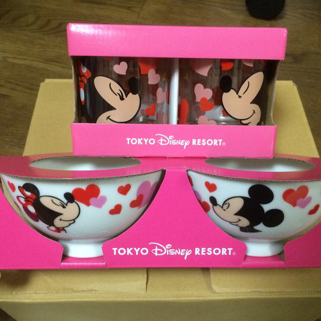 Disney ディズニー ペア お茶碗 グラスセットの通販 By Misashi S Shop ディズニーならラクマ