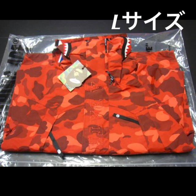 激安大特価!】 APE BATHING A - 新品 JACKET SNOWBOARD SHARK CAMO
