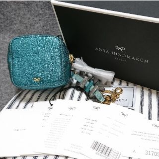 アニヤハインドマーチ(ANYA HINDMARCH)の新品未使用 ANYA HINDMARCH ダブルジッパー ポーチ(ポーチ)